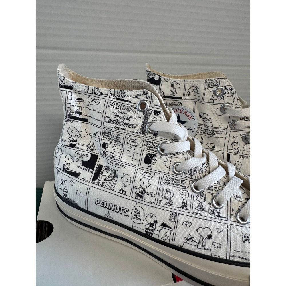 Converse NEW Chuck Taylor Sneakers All Star Peanuts Snoopy Comic Strip High Top - Picture 4 of 8